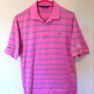 Polo by Ralph Lauren Pink Striped Polo Shirt